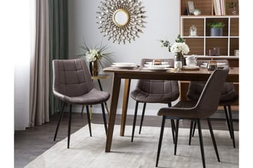 Melrose Design Matstol i Konstläder - Brun - Möbler - Stolar & fåtöljer - Matstol & köksstol