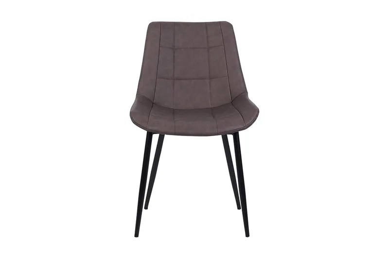 Melrose Design Matstol i Konstläder, Brun