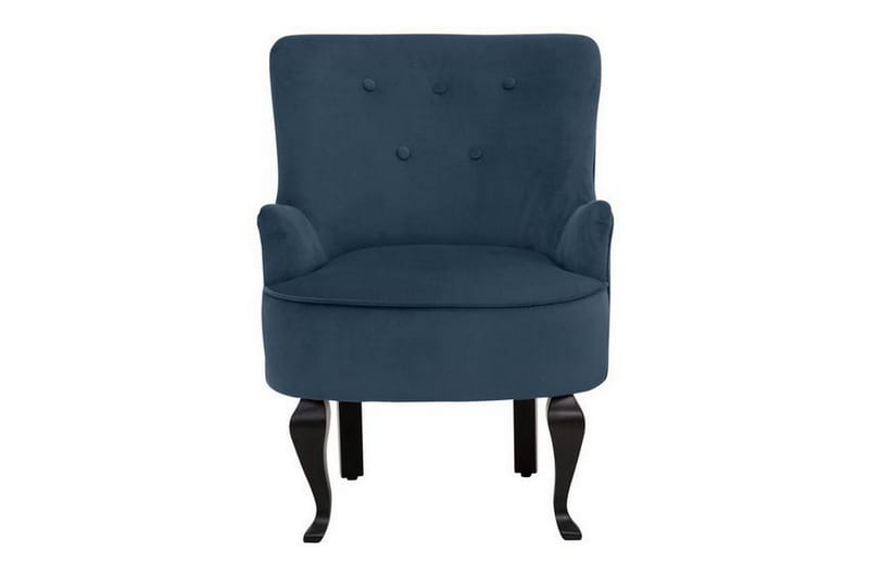 Merit Matstol Sammet - Blå - Möbler - Stolar & fåtöljer - Fåtölj