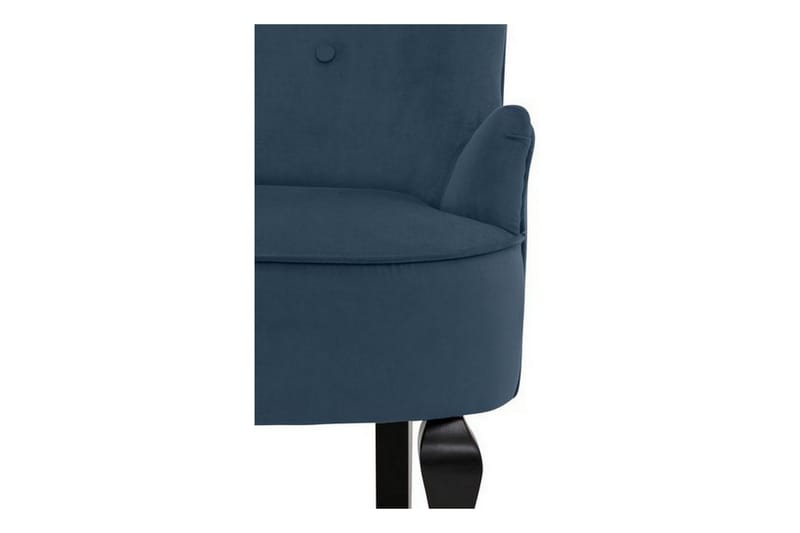 Merit Matstol Sammet - Blå - Möbler - Stolar & fåtöljer - Fåtölj