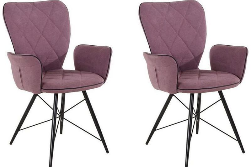 Mimia Karmstol 2-pack - Lila - Möbler - Stolar & fåtöljer - Matstol & köksstol