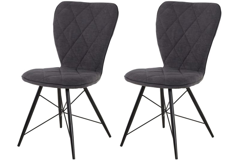 Mimia Matstol 2-pack - Antracit - Möbler - Stolar & fåtöljer - Matstol & köksstol