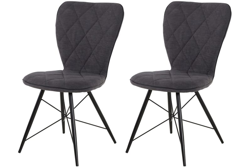 Mimia Matstol 2-pack - Antracit - Möbler - Stolar & fåtöljer - Matstol & köksstol