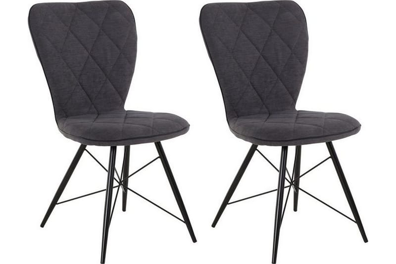 Mimia Matstol 2-pack - Antracit - Möbler - Stolar & fåtöljer - Matstol & köksstol