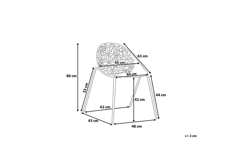 Mumford Stol Set Om 2 St - Vit - Möbler - Stolar & fåtöljer - Matstol & köksstol