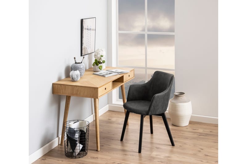 Naquasha Karmstol - Grå/Svart - Möbler - Stolar & fåtöljer - Matstol & köksstol