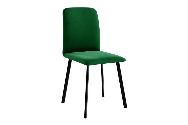 Narberth Matstol i Sammet med Metallfinish, Flaskgrön