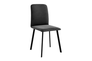 Narberth Matstol i Tyg med Metallben - Mörkgrå - Möbler - Stolar & fåtöljer - Matstol & köksstol
