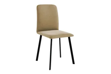 Narberth Matstol i Tyg med Metallben - Sandbeige - Möbler - Stolar & fåtöljer - Matstol & köksstol