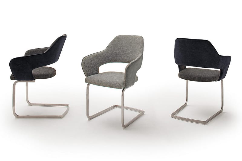 Newcastles Karmstol - Brun/Silver - Möbler - Stolar & fåtöljer - Matstol & köksstol