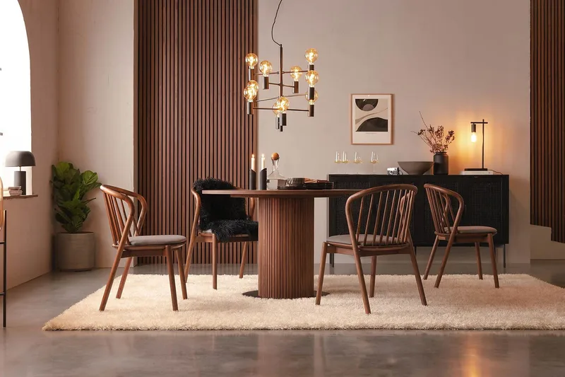 Noira Matstol - Valnöt / Brun - Möbler - Stolar & fåtöljer - Matstol & köksstol