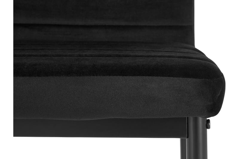 Olanta Matstol - Sammet/Svart - Möbler - Stolar & fåtöljer - Matstol & köksstol