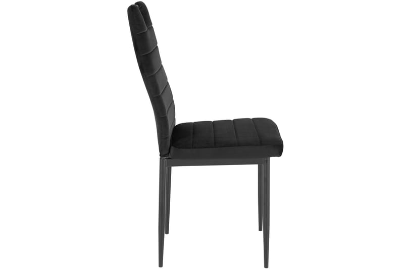 Olanta Matstol - Sammet/Svart - Möbler - Stolar & fåtöljer - Matstol & köksstol