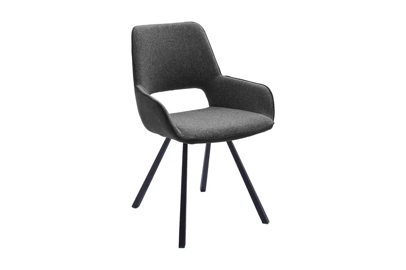 Paran Matstol 4 Ben Svängbar, Grå