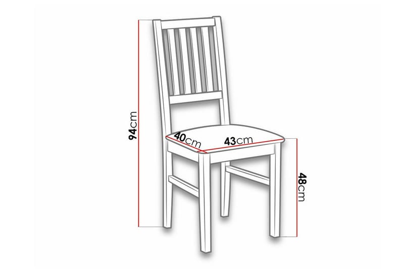 Patrickswell Matstol Black - Möbler - Stolar & fåtöljer - Matstol & köksstol