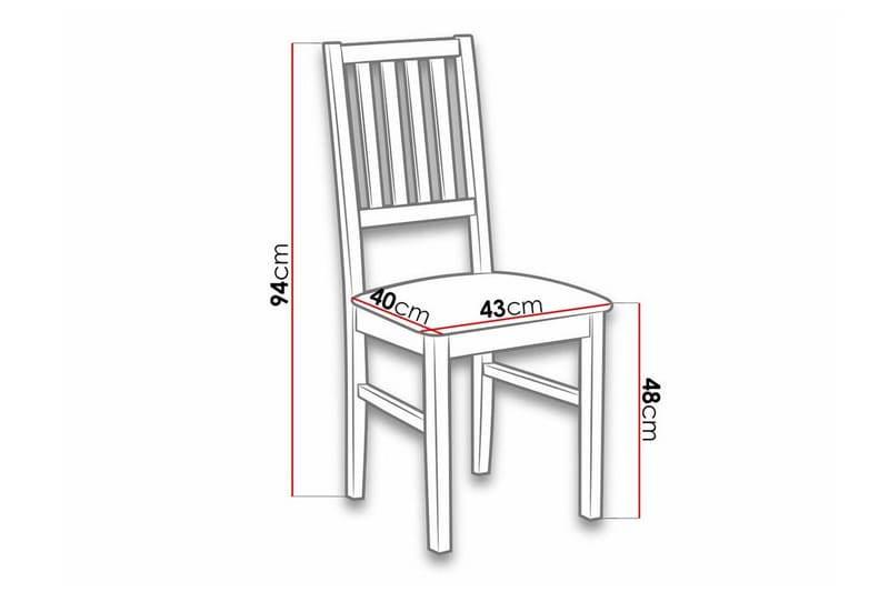 Patrickswell Matstol Black/Brown - Möbler - Stolar & fåtöljer - Matstol & köksstol