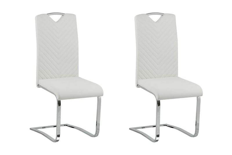 Picknes Matstol 2-pack - Konstläder/Krämvit - Möbler - Stolar & fåtöljer - Matstol & köksstol