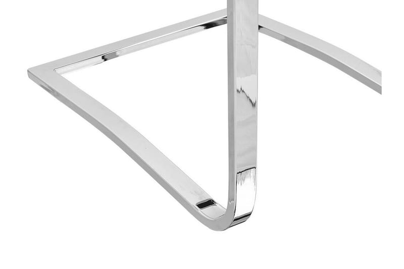 Picknes Matstol i Konstläder med Metallstativ - Vit - Möbler - Stolar & fåtöljer - Matstol & köksstol