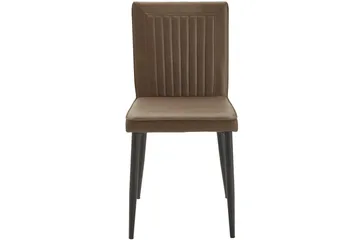 Pinon Matstol Konstläder 2-pack - Brun - Möbler - Stolar & fåtöljer - Matstol & köksstol