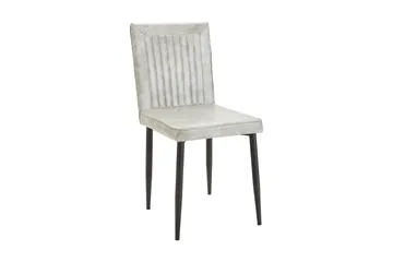 Pinon Matstol Konstläder 2-pack - Ljusgrå - Möbler - Stolar & fåtöljer - Matstol & köksstol