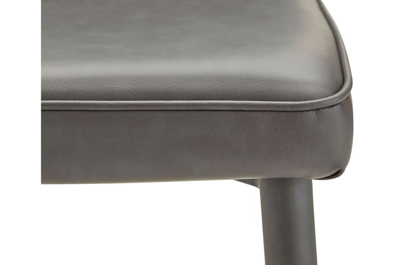 Pinon Matstol Konstläder 2-pack - Antracit - Möbler - Stolar & fåtöljer - Matstol & köksstol