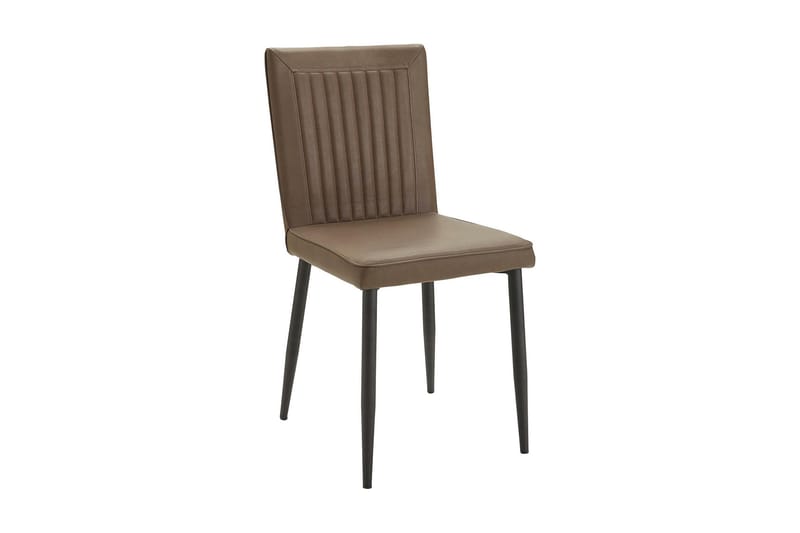 Pinon Matstol Konstläder 2-pack - Brun - Möbler - Stolar & fåtöljer - Matstol & köksstol