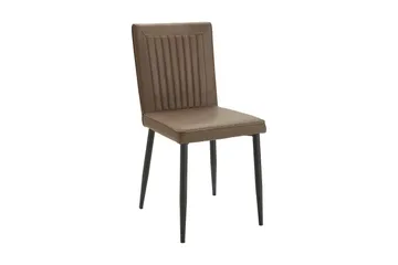 Pinon Matstol Konstläder 2-pack - Brun - Möbler - Stolar & fåtöljer - Matstol & köksstol