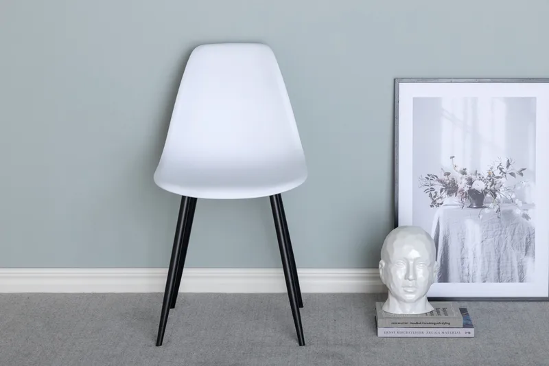 Polar Matstol - Vit/Svart - Möbler - Stolar & fåtöljer - Matstol & köksstol