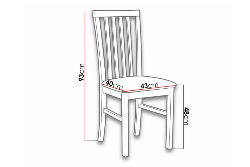Roma Matstol Brown||Black - Möbler - Stolar & fåtöljer - Matstol & köksstol