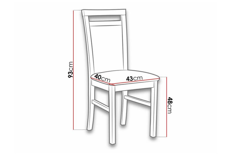 Roma Matstol - Vit - Möbler - Stolar & fåtöljer - Matstol & köksstol