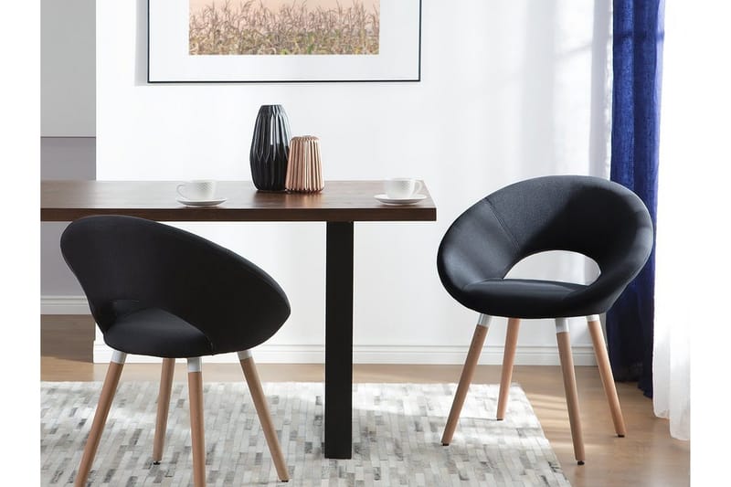 Roslyn Stol Set Om 2 St - Svart - Möbler - Stolar & fåtöljer - Matstol & köksstol