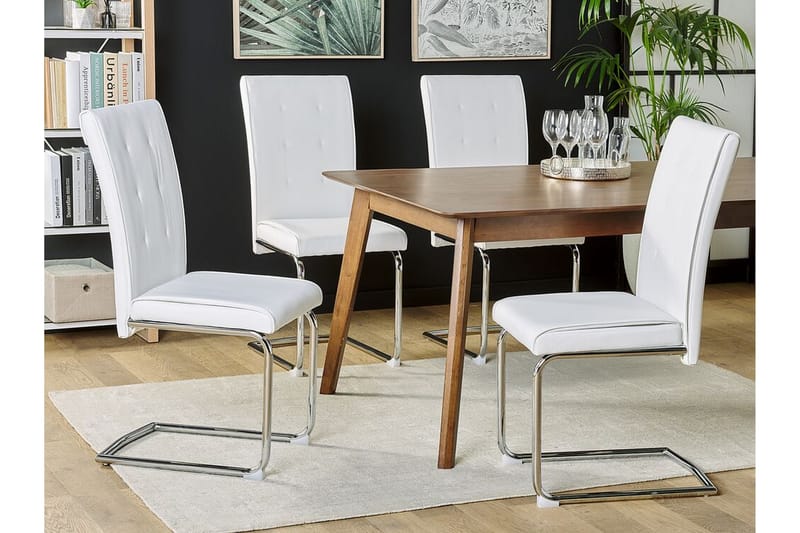 Rovard Matstol 2-pack - Konstläder/Beige - Möbler - Stolar & fåtöljer - Matstol & köksstol