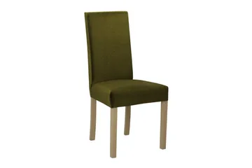 Rowden Matstol i Tyg med Träben - Grön - Möbler - Stolar & fåtöljer - Matstol & köksstol