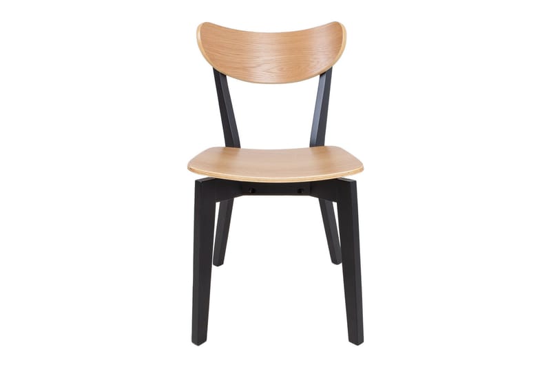 Roxby Matstol i Trä med Metallben - Svart|Beige - Möbler - Stolar & fåtöljer - Matstol & köksstol