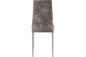 Sabie Matstol Microfiber 2-pack - Ljusgrå/Silver - Möbler - Stolar & fåtöljer - Matstol & köksstol