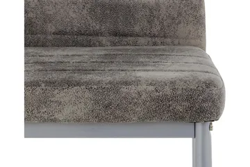 Sabie Matstol Microfiber 2-pack - Ljusgrå/Silver - Möbler - Stolar & fåtöljer - Matstol & köksstol