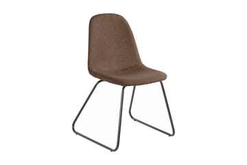 Saira Kjøkkenstol 2-pack - Brun/Metall - Möbler - Stolar & fåtöljer - Matstol & köksstol
