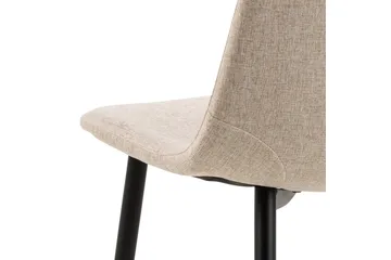 Salaman Matstol i Tyg med Metallben - Beige - Möbler - Stolar & fåtöljer - Matstol & köksstol