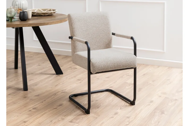 Salini Karmstol - Beige - Möbler - Stolar & fåtöljer - Matstol & köksstol