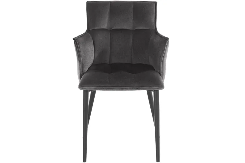 Sarielle Karmstol - Antracit - Möbler - Stolar & fåtöljer - Matstol & köksstol