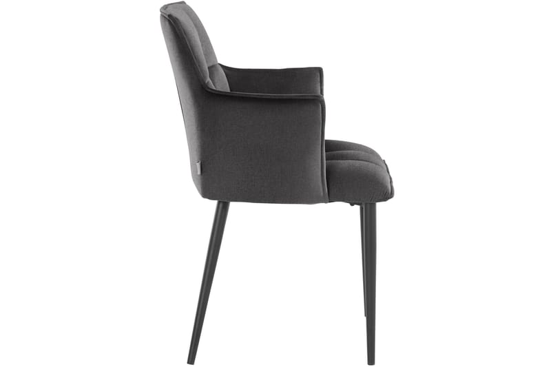 Sarielle Karmstol - Antracit - Möbler - Stolar & fåtöljer - Matstol & köksstol