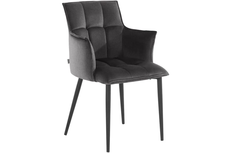 Sarielle Karmstol - Antracit - Möbler - Stolar & fåtöljer - Matstol & köksstol