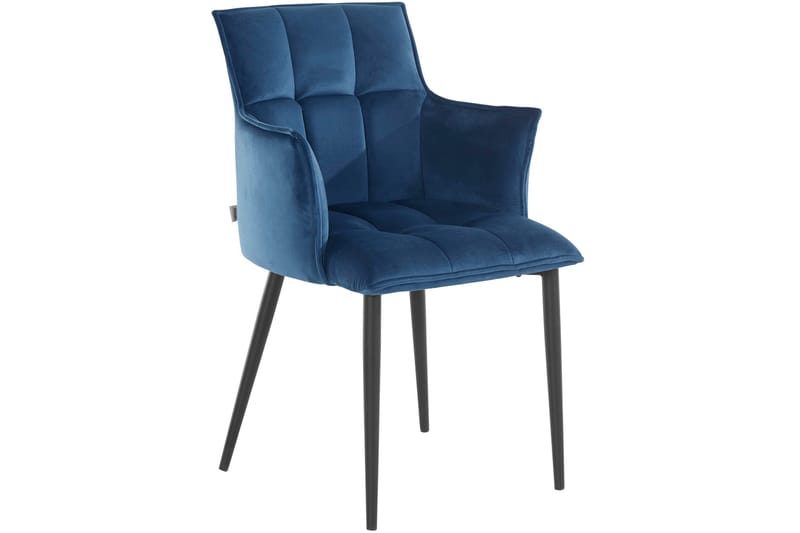 Sarielle Karmstol - Blå - Möbler - Stolar & fåtöljer - Matstol & köksstol