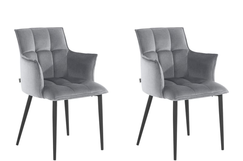 Sarielle Karmstol - Grå - Möbler - Stolar & fåtöljer - Matstol & köksstol