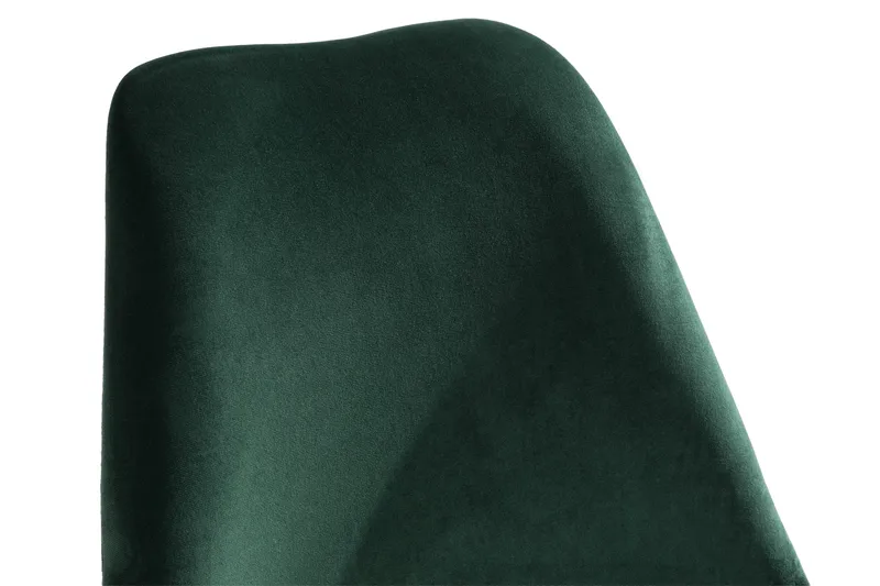 Shell Matstol Sammet - Grön - Möbler - Stolar & fåtöljer - Matstol & köksstol