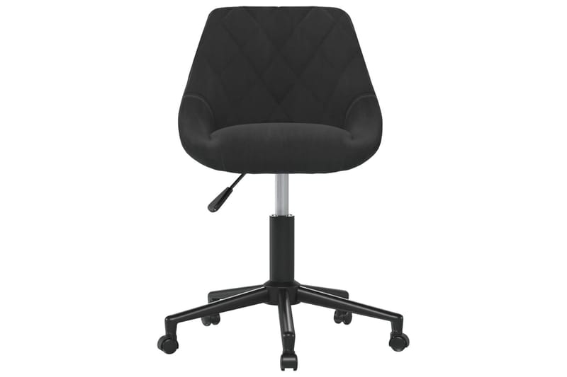 Snurrbar matstol svart sammet - Svart - Möbler - Stolar & fåtöljer - Matstol & köksstol