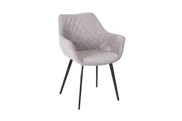Stol Naomi 61x605xh47/84 cm Grått Tyg - Möbler - Stolar & fåtöljer - Matstol & köksstol