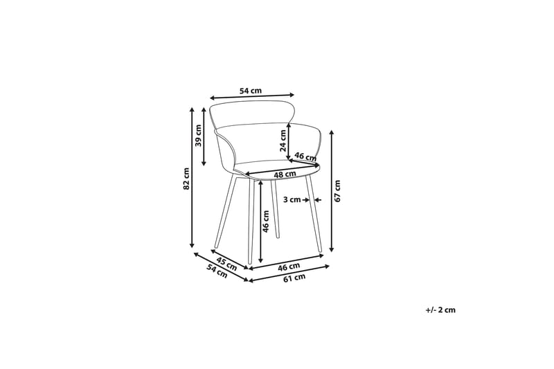 Sumkley Matstol 2-pack - Vit - Matstol & köksstol