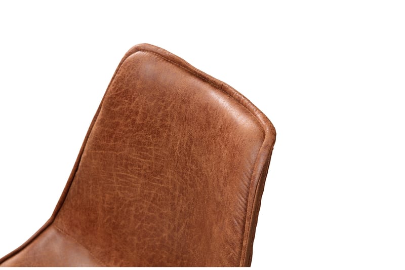 Swen Köksstol 2-pack Konstläder - Cognac - Möbler - Stolar & fåtöljer - Matstol & köksstol