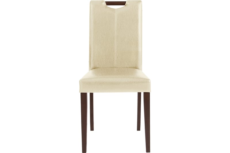 Sybil Matstol Konstläder 2-pack - Beige - Möbler - Stolar & fåtöljer - Matstol & köksstol
